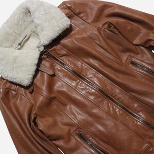 Womens Banana Republic Collared Genuine Leather Jacket